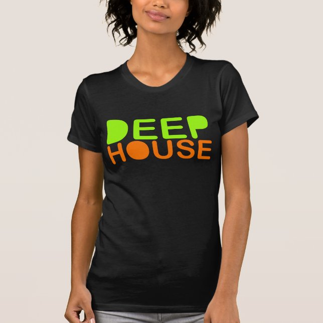 tiefes Haus DJ reden Musikt-shirt an T-Shirt (Vorderseite)