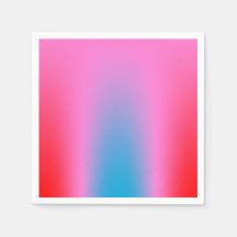 Tiefes Magenta-Pink zu Rot und Blau Auric Ombre