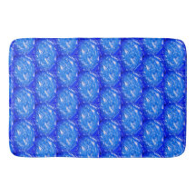 Tiefes Ozeanblau Geometrisch 