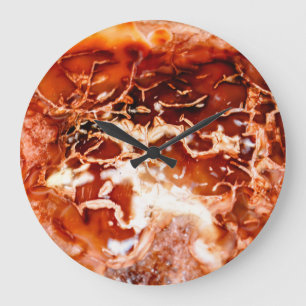 Tiefes Set im Herbst Große Wanduhr