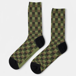 Tiefes Wald-Farbkombination Socken
