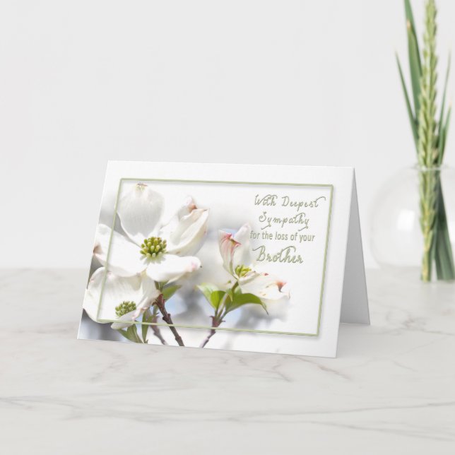 TIEFESTES BEILEID - APPLE BLOSSOMS/VERLUST/BRUDER KARTE (Vorderseite)