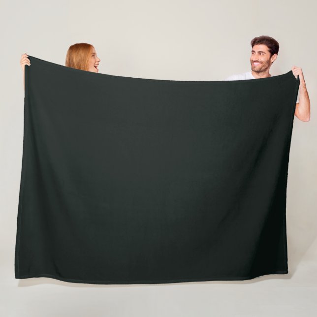 Tiefgrün einfarbig fleecedecke (Beispiel)