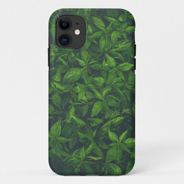Tiefgrüne Blätter  Case-Mate iPhone Hülle (Rückseite)