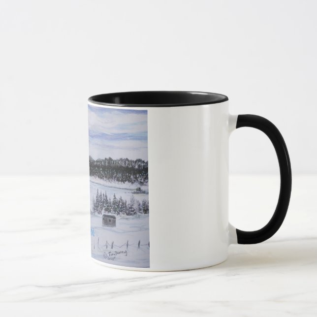 Tiefkühlsee NL Kanada Kabine am Teich Tasse (Rechts)