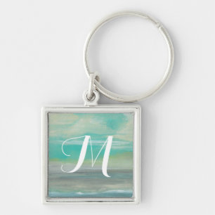 Tiefland-Strand I des Monogramm-  Schlüsselanhänger