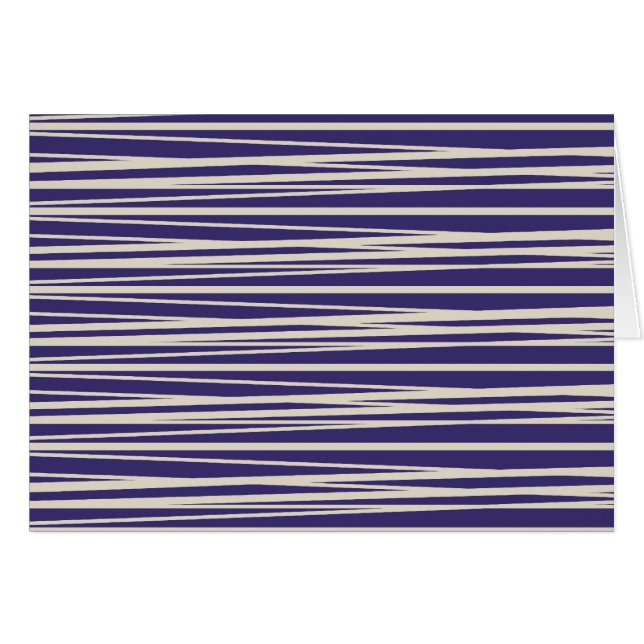 Tiefpurpurne und weiße Streifen-Muster-Geschenke (Vorderseite (Horizontal))