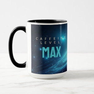 Tiefraum Kosmische Energie Neon Abstrakte Galaxie Tasse