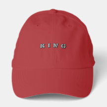 Tiefroter KING-Hut Männer Charme Look Imperial Tru