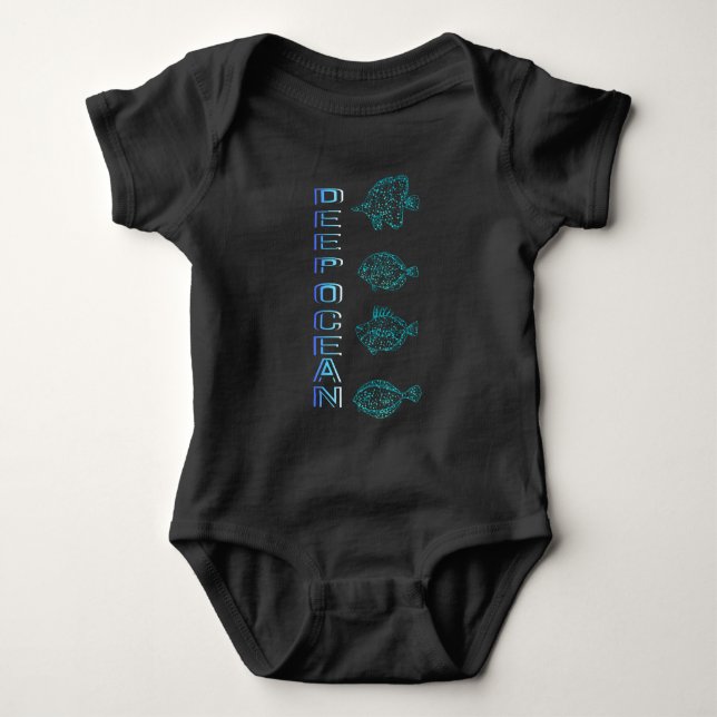 Tiefsee Baby Strampler (Vorderseite)