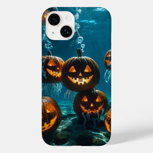Tiefsee Halloween Case-Mate iPhone 14 Hülle (Rückseite)