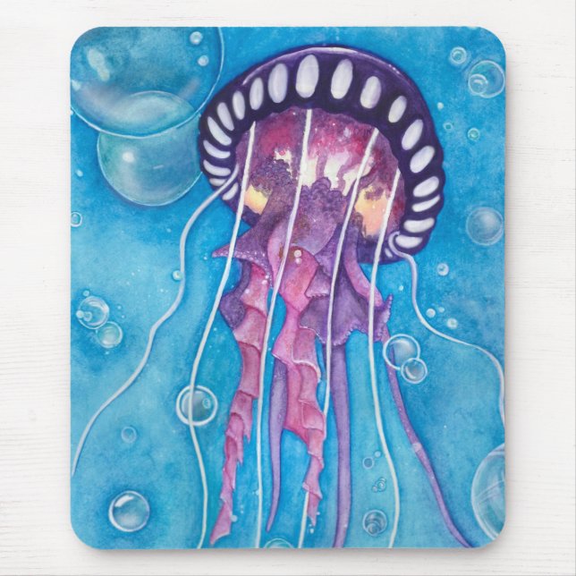 Tiefsee-Medusa Mousepad (Vorne)