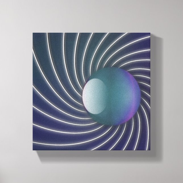 Tiefsee Spirals Canvas Print Leinwanddruck (Vorderseite)