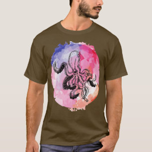 Tiefsee-Tier Kraken Krake Octopus T-Shirt