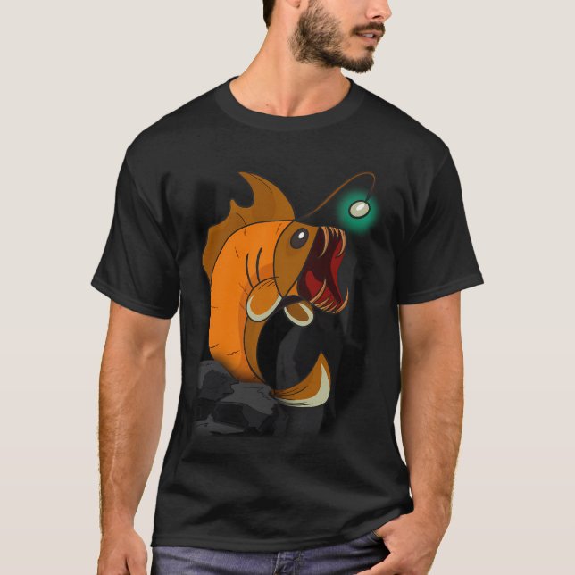 Tiefseefisch T-Shirt (Vorderseite)