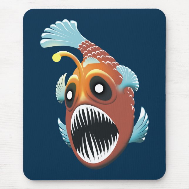 Tiefseefische Mousepad (Vorne)