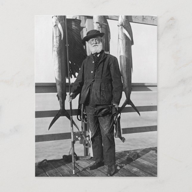 Tiefseefischerei, 1912 postkarte (Vorderseite)