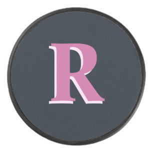 Tiefseefischerei mit Monogramm Eishockey Puck