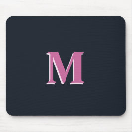Tiefseefischerei mit Monogramm Mousepad