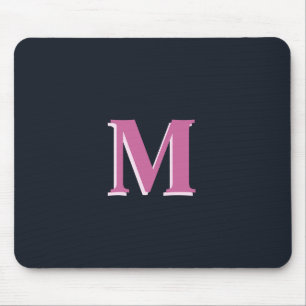 Tiefseefischerei mit Monogramm Mousepad