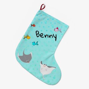Tiefseegarnelen und Fische Großer Weihnachtsstrumpf