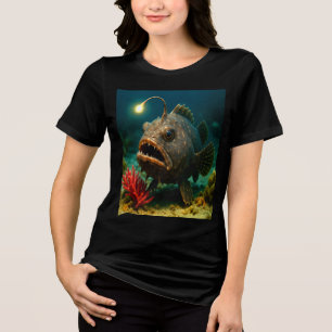 Tiefseegeld: Der Seeteufel Tri-Blend Shirt