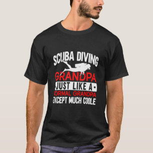 Tiefseetauchen Großvater Tiefseeschuhwandern T-Shirt