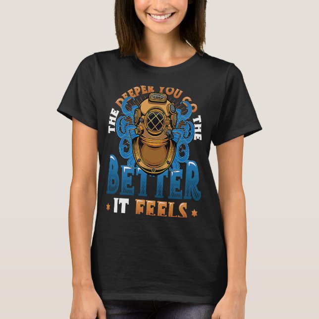 Tiefseetauchen T-Shirt (Vorderseite)