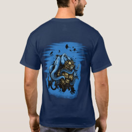 Tiefseetaucher-Oktopus-Angriff Nautischer Ozean T- T-Shirt