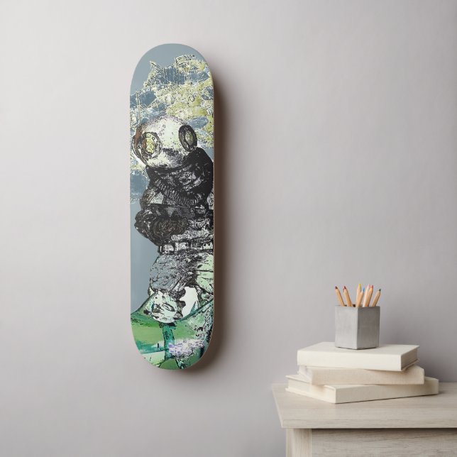 Tiefseetaucher Skateboard (Wandkunst)