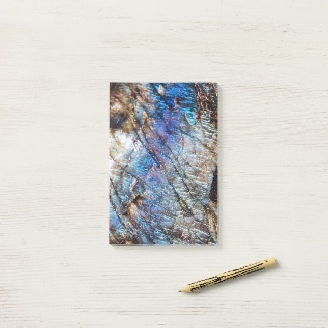 Tiefstände Post-it Klebezettel (Auf Schreibtisch)