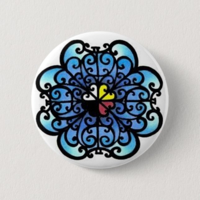 "Tiefster Ozean-" Button (Vorderseite)