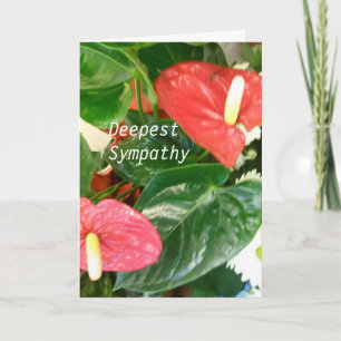 tiefstes Beileid Karte