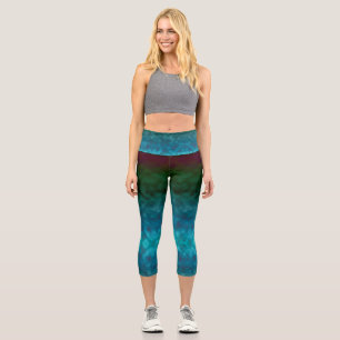 Tiefwasser-Kronendach Capri Leggings