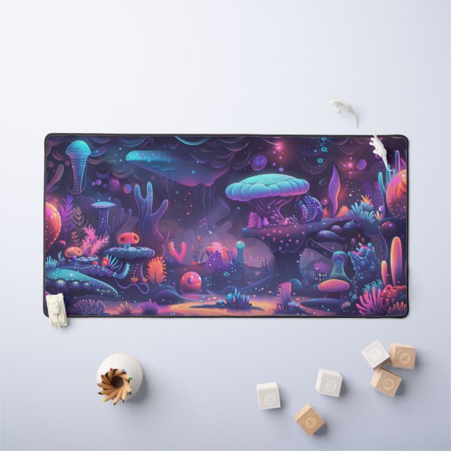 Tiefwasseraquarium Schreibtischunterlage (Kindertisch)