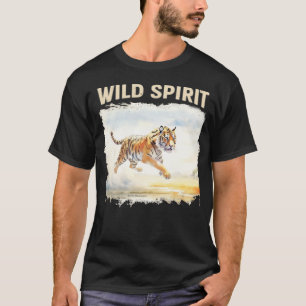 Tieger in Aktion - Wilder Geist T-Shirt