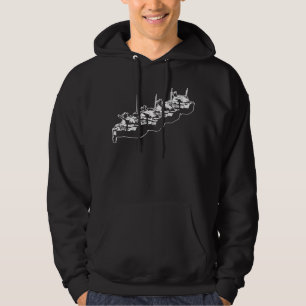 Tienanmen Behälter-Mann Hoodie