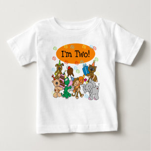 Tier-2. Geburtstag Baby T-shirt