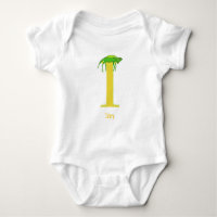 Tier ABC I ist ein Baby-Bodysuit für Leguana