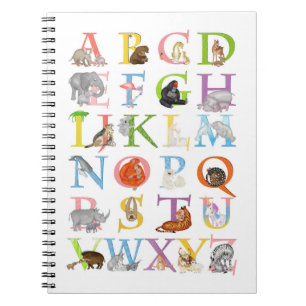 Tier-ABC-Notizbuch Notizblock