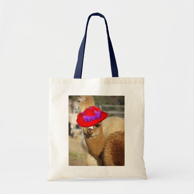 Tier-Alpaka-Taschen-Tasche Tragetasche (Vorne)