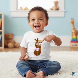 Tier Alphabet s for Eichhörnchen Baby T-shirt