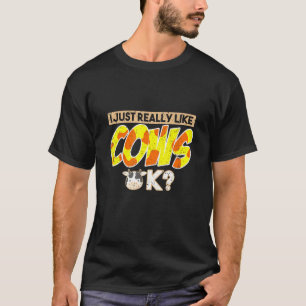 Tier Bauer Kuh T-Shirt