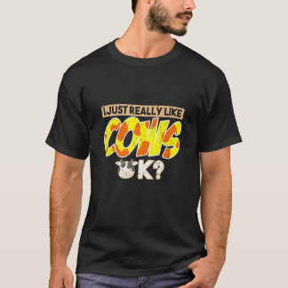 Tier Bauer Kuh T-Shirt