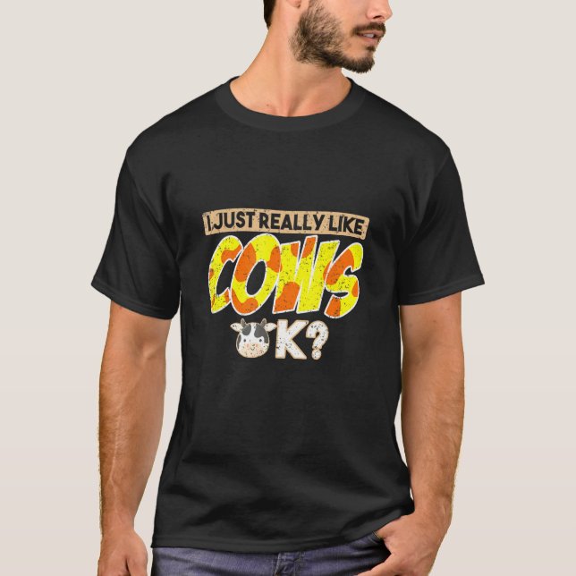 Tier Bauer Kuh T-Shirt (Vorderseite)