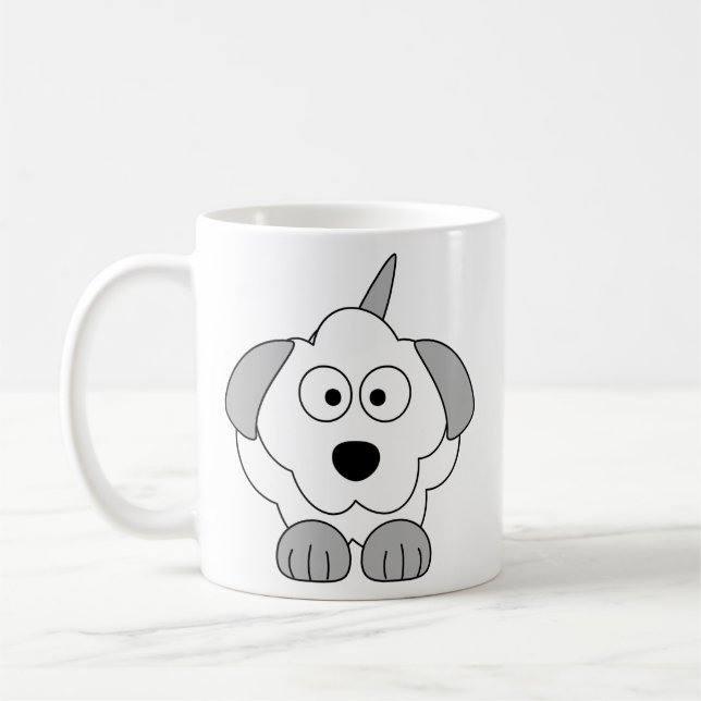 Tier Cartoon Farbe Kaffeetasse (Links)