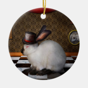 Tier - Das Kaninchen - Umgekehrte Version Keramik Ornament
