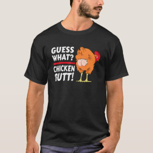 Tier errate was Hühnerhintern Niedliche Hühner Buf T-Shirt