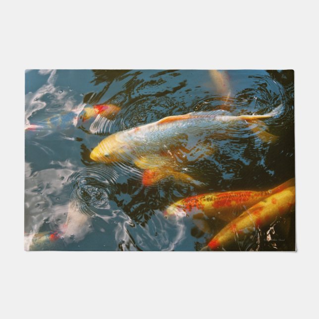 Tier - Fisch - Bestes Glück Fußmatte (Vorderseite)