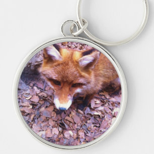 Tier Fuchs Wald Büro Party Dusche Digitale Kunst Schlüsselanhänger